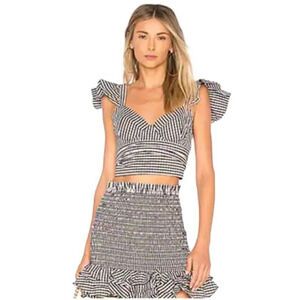 Petersyn x Revolve Joplin Ruffle Top Sz L